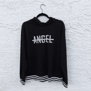 Luscious Cream | 1X | NoAngel Black & White Hoodie